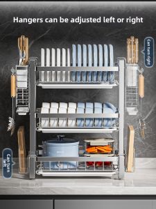 evesigar | Kitchen Multifunctional Multi-tiered Drying Rack