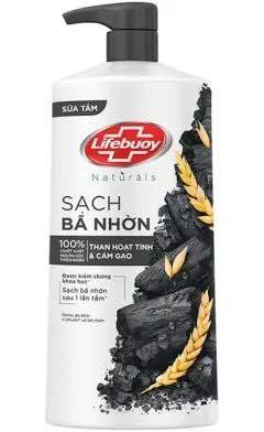 Sữa Tắm Lifebuoy 800gr Detox Và Sạch Sâu Khỏi Bụi Mịn Pm2.5 Detox 100% Từ Thiên Nhiên Diệt Khuẩn