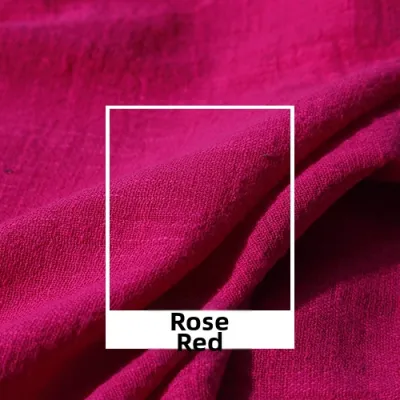 Colorful Summer Lightweight Ramie and Cotton Blend Fabric