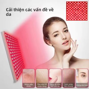 Đèn Trị Liệu Ánh Sáng Đỏ LED 45W Cho Chăm Sóc Da Mặt Chống Lão Hóa Giảm Đau Cơ Thể Thiết Bị Làm Đẹp 225 Đèn LED 660nm 850nm