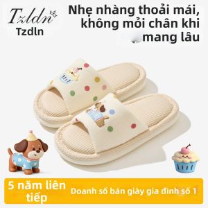 TZLDN | Dép Trong Nhà Chống Trượt Cho Trẻ Em Làm Từ Lanh