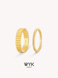 WYK | Silver 925 Simple Circle Ring with Beads