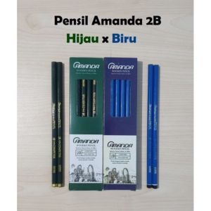 Pensil 2B kayu Amanda