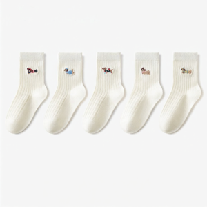 Breathable Cotton Thin Summer Girl Socks