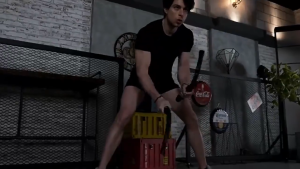 2Pcs Strength Training Pole Anti Slip Arm Strength Stretcher Fitness Training Rope Combat Rope