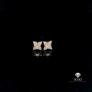 B1623 Bông tai nữ đính đá CZ cao cấp thiết kế trẻ trung JOJO