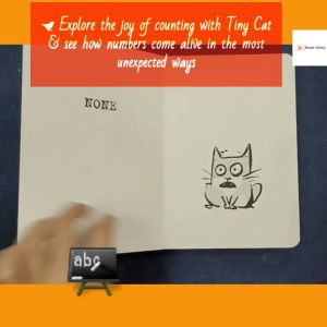Numbers 123 Book: Counting with Tiny Cat | Early Year Learning for Baby Kid Boy Girl | Development Milestone English Words