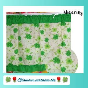 glamour curtain  half curtain janna design/kitchen curtain floral high quality-60"w*30"L elegant