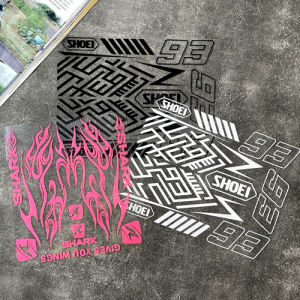 Reflective Shark Raw Sticker DIY Motorcycle Helmet Waterproof Decal