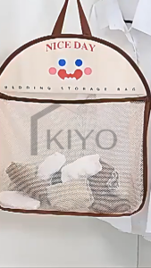 KIYO Tas Jaring Gantung Penyimpanan Mainan Kaus Kaki Plastik Bawang Serbaguna Multifungsi / Organizer Bag Pakaian Dalam / Travel Organizer High Quality