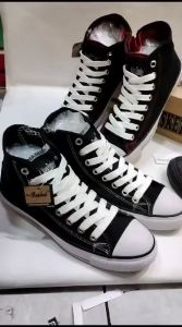 SEPATU SEKOLAH NEW BASKET 388 TINGGI PAKAI RESLETING SAMPING 34-42