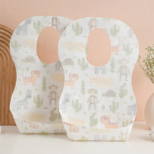 SG SELLER💕Infant Disposable Feeding Bib/ Waterproof baby bibs/Kids Children Toddlers all can use/Food feeding