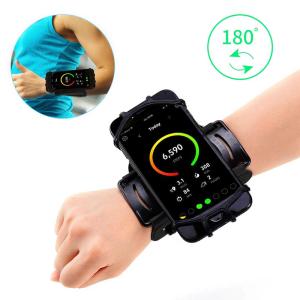 Wristband Phone Holder for iPhone Running 4"-6.5" Inch Universal Sports Armband for Samsung Xiaomi OPPO Cycling Gym Arm Band Bag