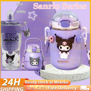 Sanrio Series Kuromi Melody Cinamoroll Cute Water Bottle Sanrio Thermos Cup Tritan BPA Free Drinking Bottle For Sports And Outdoors