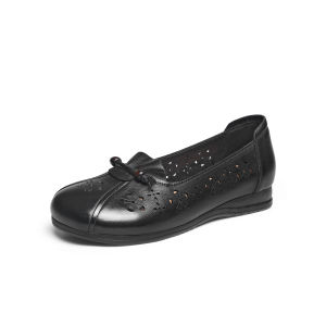 Reddragonfly | Summer Genuine Leather Soft Sole Perforated Shoe