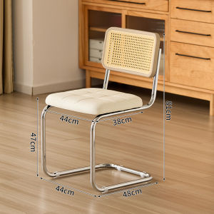 MU FENG ZHI NAN | Luxurious And Comfortable Plastic Rattan Floating Dining Chair