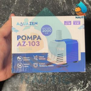 AQUAZEN AZ - 103 Pompa Celup Kolam Ikan Submersible Pump Aquarium 12 W 2000 Liter