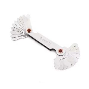 55/60 Degree Metric Inch Thread Plug Gauge Gear Tooth Screw Pitch Gauges Measuring Center Metrisch Thread Measurement Tools