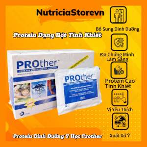 Gói Đạm Uống PROther Nhập Khẩu Ý Dành Cho Người Bệnh Người Chơi Thể Thao Người Cần Bổ Sung Đạm