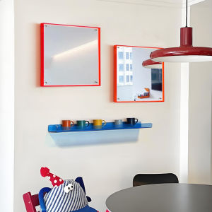 YASISHA | Acrylic Wall Mirror & Storage Shelf