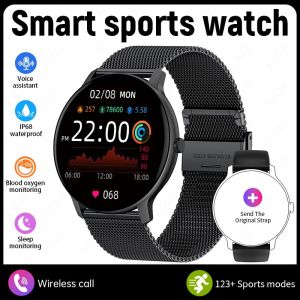 2026 Mens Smart watch Health Monitoring IP68 Waterproof Multi-sports Modes Breath Training Bluetooth Call Smartwatch Man Women