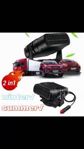Fast Demister Anti Fog Heater Portable Dual Mode Car Fan Cooler Heater Winter All Season Windshield Fog Remover Vehicle