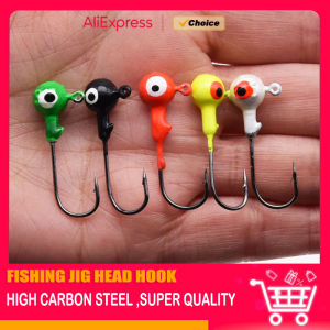 5pcs/Bag 1g 1.8g 3.5g 5g 7g Colorful Jig Head Crank Fishing Hook for Soft Worm Lure Bait Trout Bass Pike Perch Hook Tackle