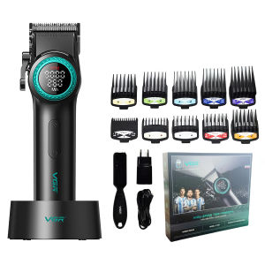 Máy Cắt Tóc Không Dây Chuyên Nghiệp VGR 9000 Vòng/Phút Máy Cắt Tóc Điện Cho Thợ Cạo Và Nam Giới Sạc Nhanh USB-Type C