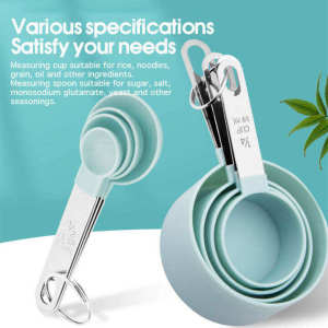 8pcs Stainless Steel Measuring Spoons Set: Essential Kitchen Tools for Baking & Cooking