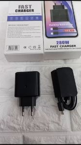 Charger untuk Samsung Galaxy S23 Ultra 280W Super Fast Charging 2.0 USB Type C To Type C Cable 5.A