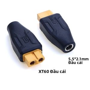 YuXi 1 XT60 Sang USB-C Type-C DC 5.5*2.1mm/5.5*2.5mm Bộ Chuyển Đổi Phích Cắm Từ Cái Sang Đực Cho Máy Tính Xách Tay Đầu Nối Sạc Nguồn Ngoài Trời