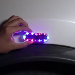 Solar Power Motocycle LED Lights Waterproof Night Warning Light Emergency Light Riding Taillight Car Motorcycle Electric Vehicle Bicycle Truck Brake Taillight Strobe Light Eye-Catching Light Anti Collision Flashing Lights