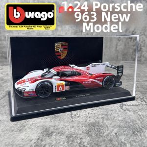 Bburago | Simulated Alloy Porsche Le Mans Model 963 Car 1:24