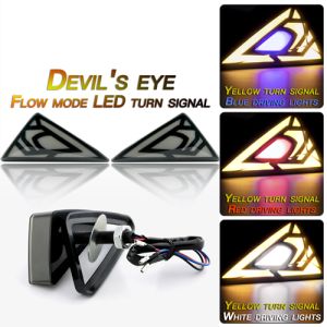 Ready Stock Devil Eye Flowing Mode Led Turning Light Universal Y15zr Y15 Y125z Rs150 Rs150r Wave Ex5 Lc135 Benelli Sym
