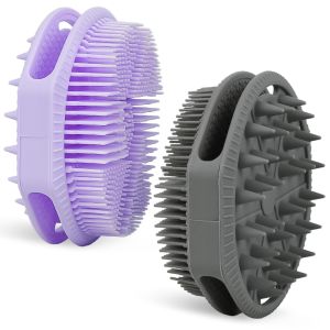 2 in 1 Silicone Dual-Sided Body Scrubber & Loofah P-1