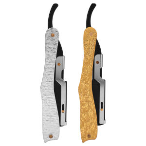 Dao Cạo Chuyên Nghiệp Dành Cho Thợ Cắt Tóc - Dụng Cụ Cắt Tỉa Tóc Đa Năng Có Cạnh Thẳng Để Tạo Hình Râu Và Tỉa Lông Mày Chính Xác