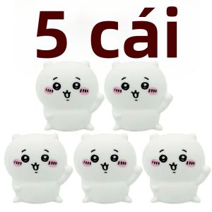 Bandai | Chikawa Kawaii Vinyl Búp Bê Đèn Ngủ Dễ Thương Phòng Ngủ Để Bàn Trang Trí Usagi Hoạt Hình Dạ Quang Đồ Chơi Quà Tặng Cho Người Hâm Mộ Anime