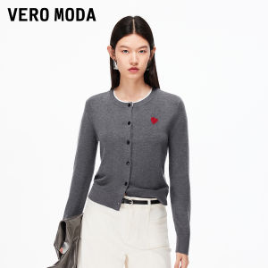 Vero Moda | Áo Sweater Pha Len Mới Thu Đẹp có Thêu Hình Tim