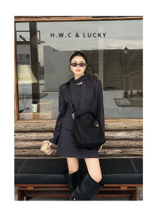 Week Eight Bag Womens 2025 New Nylon Crossbody Bag Commuter Handbag Single Shoulder Bucket Bag British Style Youth Daily Use