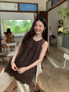 Mixd | Áo Gile Sọc Vintage Thoải Mái