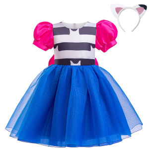 Baby Girls Cosplay Costume Carnival PartyToddler Kids Halloween Christmas Clothing Princess Dress Flower Children Vestidos Gown