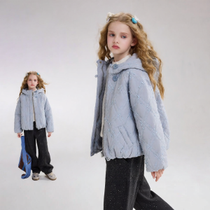 Ask Junior | Hooded Warm Girls Cotton Jacket