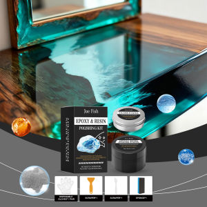 Epoxy Resin Polishing Kit Epoxy Resin Polishing Compound is Specially Formulated for High-Gloss Finishes Removing Surface Scratches and Restoring The Luster