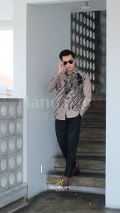 MOTIF ANANTA Baju Atasan Kemeja Batik Slimfit Pria Premium Modern Lengan Panjang Pendek Full Furing | HANDAYANI BATIK
