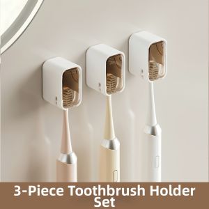 Waterproof No-Drill Wall Mounted Electric Toothbrush Holder