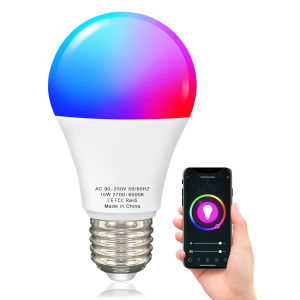 Kedia TUYA WiFi Smart LED Light Bulb 9W 15W E27 B22 RGBCW Changeable Smart Bulb Color Changing Voice Control Light Siri And Google Assistant Super Bright For House