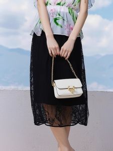 French Embroidered Silk Half Skirt High Waist Slimming Small Size Spring Summer New Black Straight Tube Silk Skirt Women