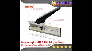 Stapler Joyko HD-12N/24 Sedang Mesin Staples Jilid HD 12N 24 Tanggung / Alat Strapler Heavy Duty Samping Buku sampai 250 Lembar HVS