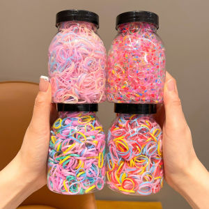 Disposable Elastic Hair Ties for Babies And Girls Durable Colorful Non-Damaging Hair Bands Childrens Headwear Baby Hair Ropes