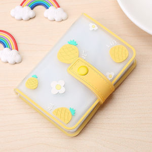 Slim Lightweight Silicone Card Holder for Women Cute Card Case Multi-Slot Student ID Protection Wallet Compact Portable
